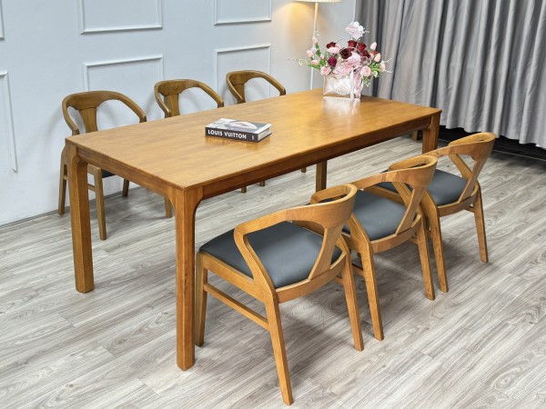 Bộ bàn ăn Louis Lavender - B186G