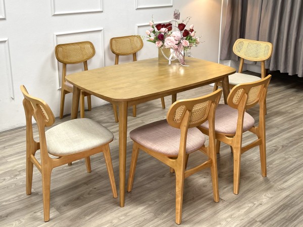 Bộ bàn ăn MAY Lavender - B1M256G