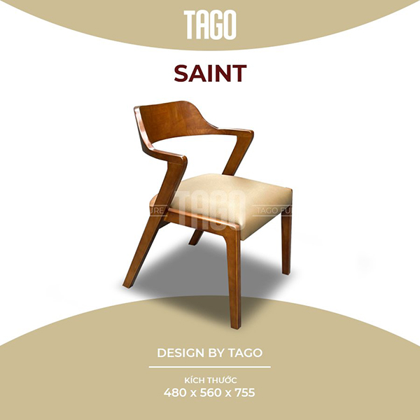 Ghế ăn Saint Walnut