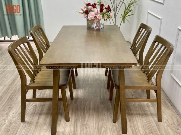 Bộ Bàn Ăn Xuân Hè 1m3