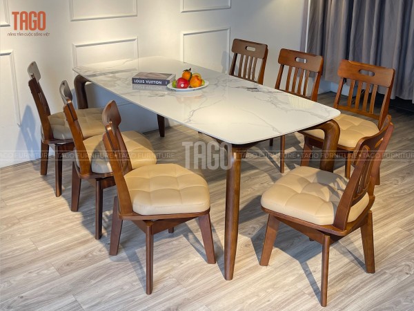 Bộ bàn ăn Ghế Xoay - GXĐ2M7G