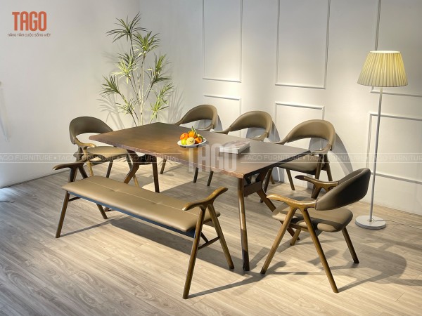 Bộ bàn ăn Lifumi 1m8 - L185G1B