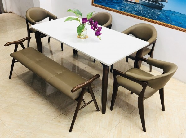 BỘ BÀN ĐÁ RUDY - RD4GB16W