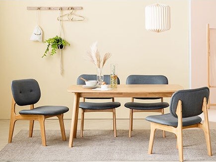 Bộ bàn ăn 4 ghế TULIP- T4C16N