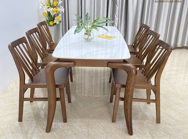 Bộ bàn Xuân hè 6 ghế - XH6C18N