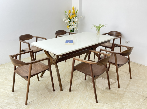 BỘ BÀN ĐÁ ÓC CHÓ - OC6G18W