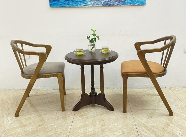 Bộ bàn trà tròn Clock Crown