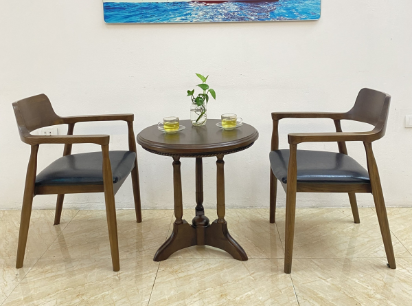 Bộ bàn trà tròn Clock Mardas