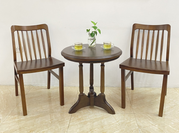 Bộ bàn trà tròn Clock Xuân Hè 2G