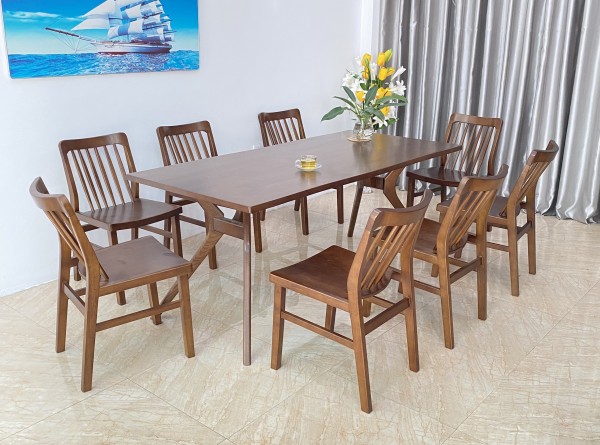 Bàn ăn Xuân- Hè 8 ghế- XH8L18W