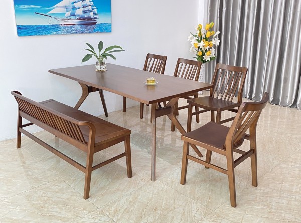 Bàn ăn Xuân- Hè 4 ghế XH4BL18W