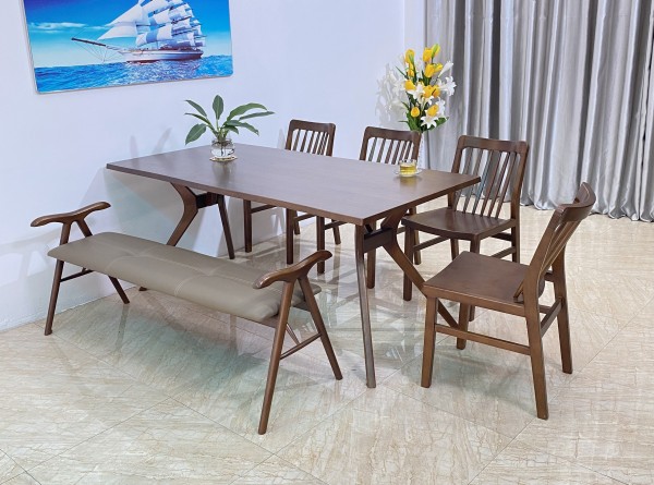 Bàn ăn Xuân- Hè 4 ghế XHB4L18W