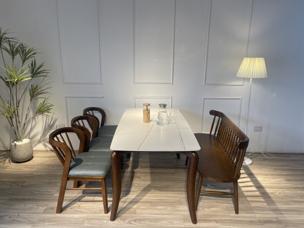 Bộ bàn ăn đá Candy - C3GB18W