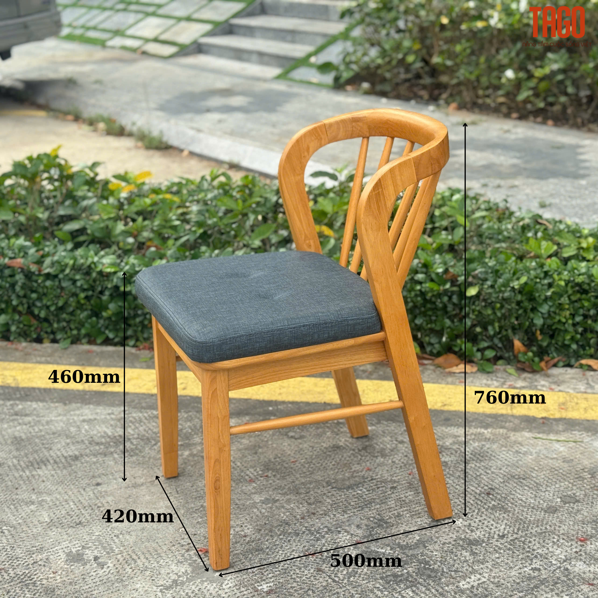 Ghế ăn Candy Walnut - Hình ảnh 3