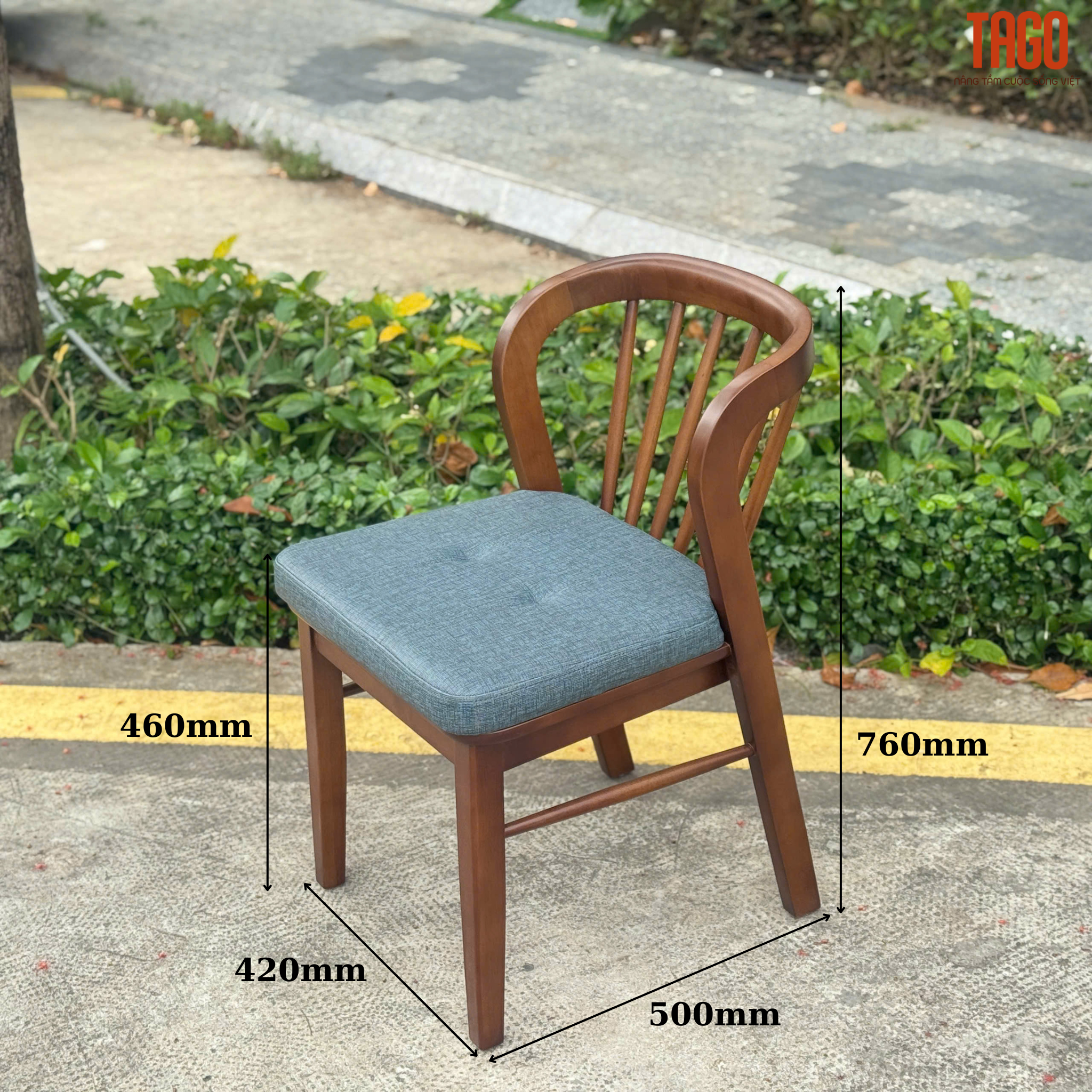 Ghế ăn Candy Walnut - Hình ảnh 4